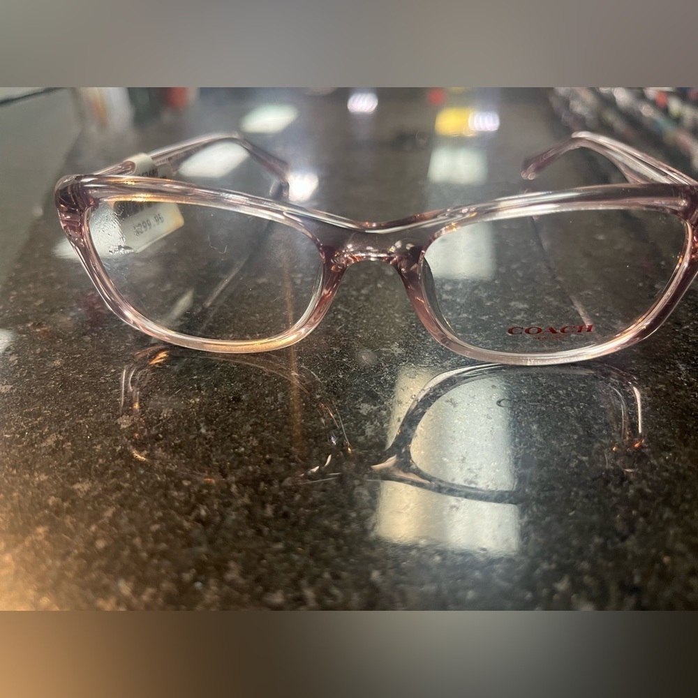 Coach Women's Pink Glasses - Picture 6 of 12